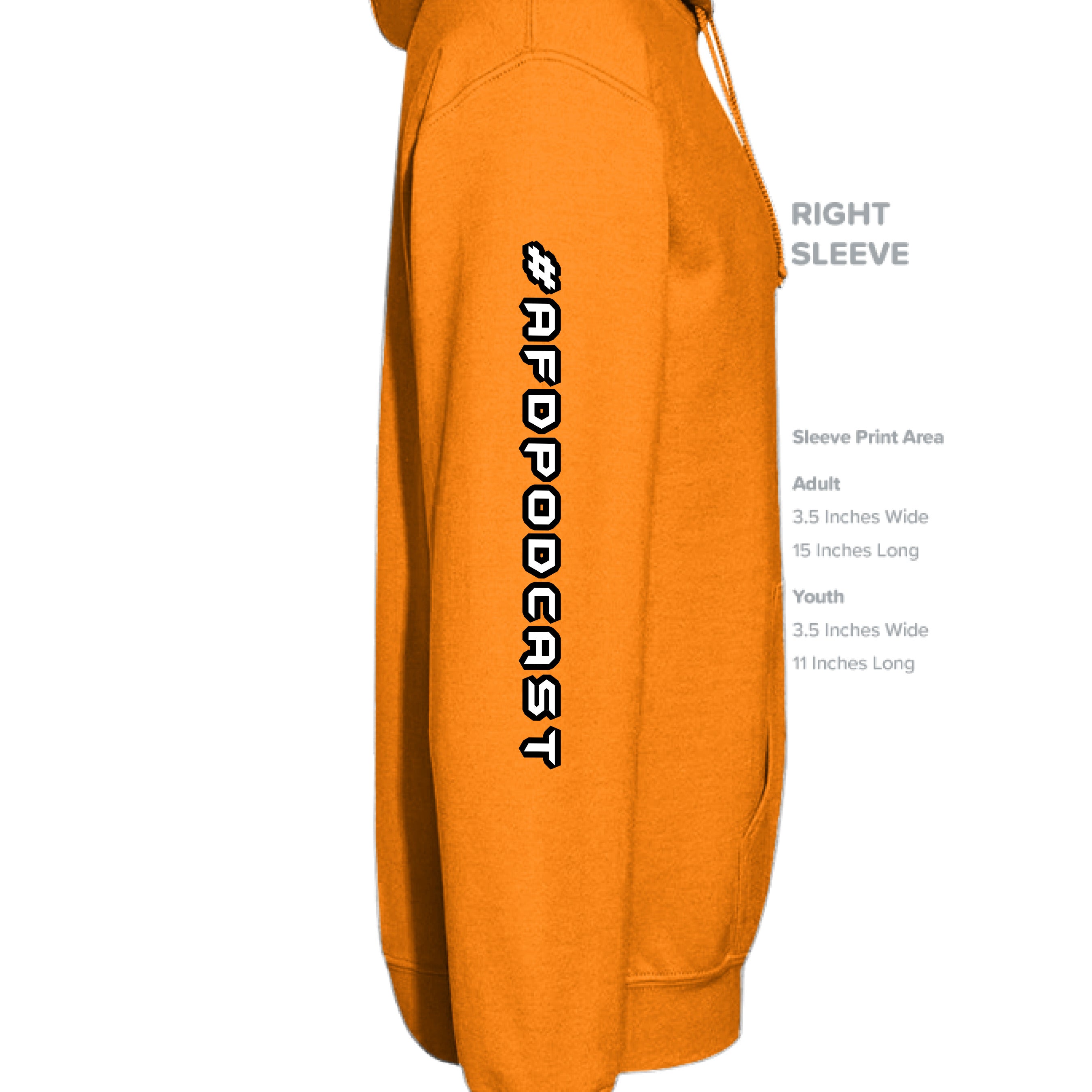 SAFETY ORANGE - SLEEVE_RIGHT