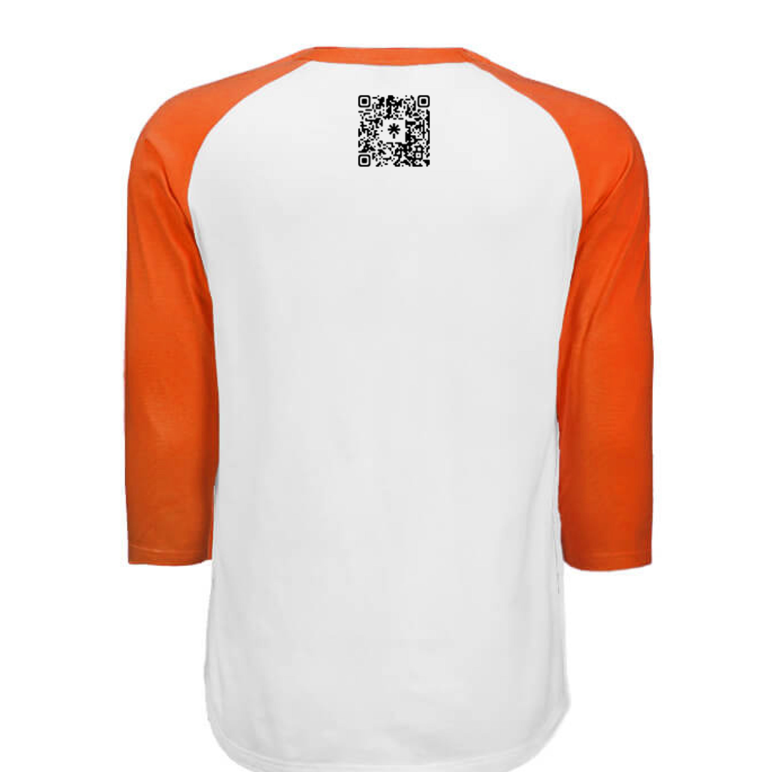 WHITE / DEEP ORANGE - BACK