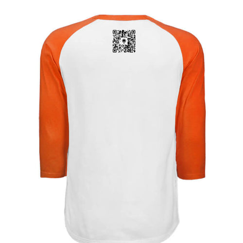 WHITE / DEEP ORANGE - BACK