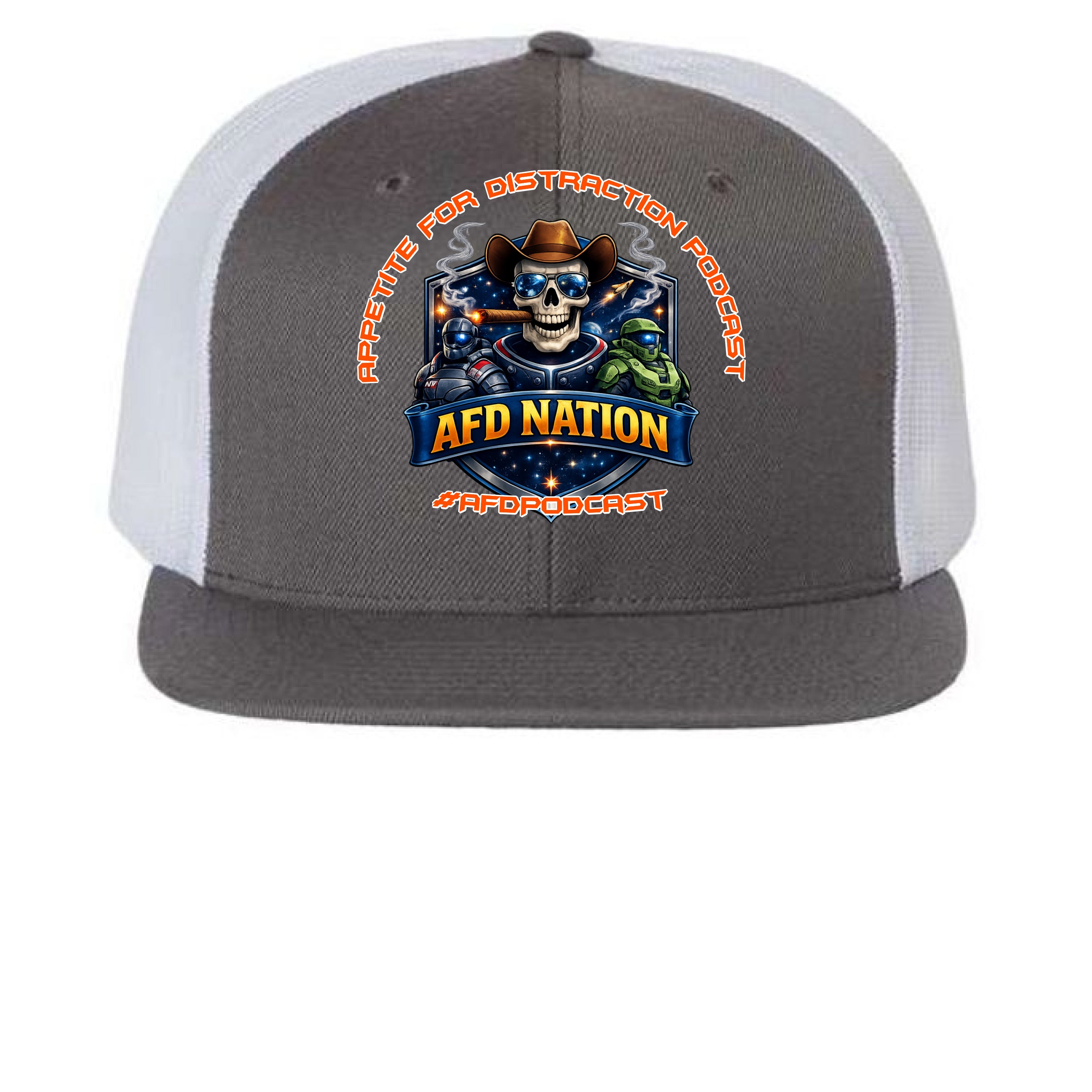 Charcoal/ White - FRONT