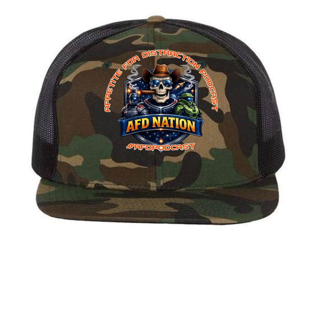 Green Camo/ Black - FRONT