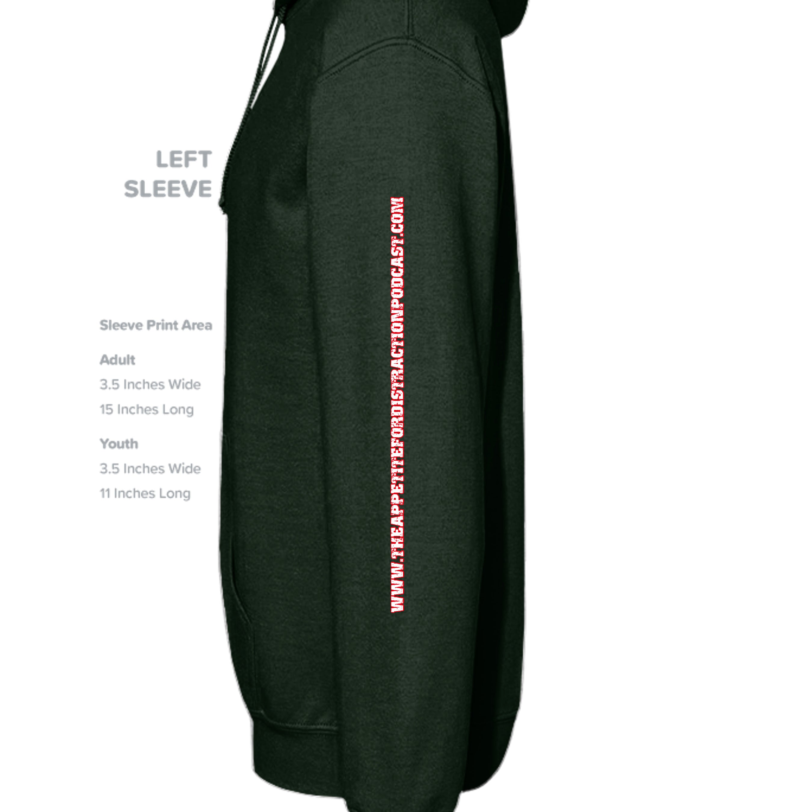 FOREST GREEN - G186 - SLEEVE_LEFT