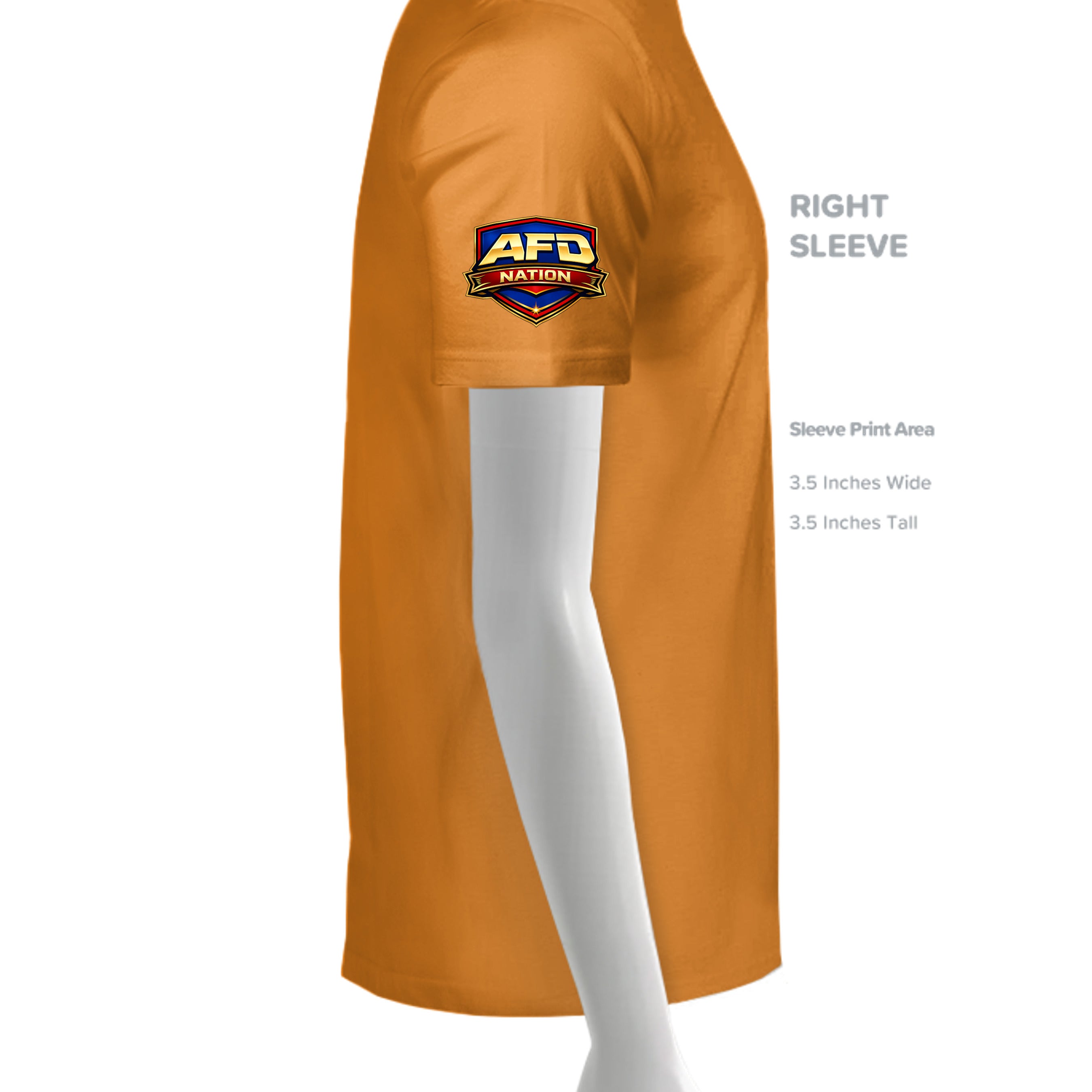 Safety Orange - 3000 - SLEEVE_RIGHT